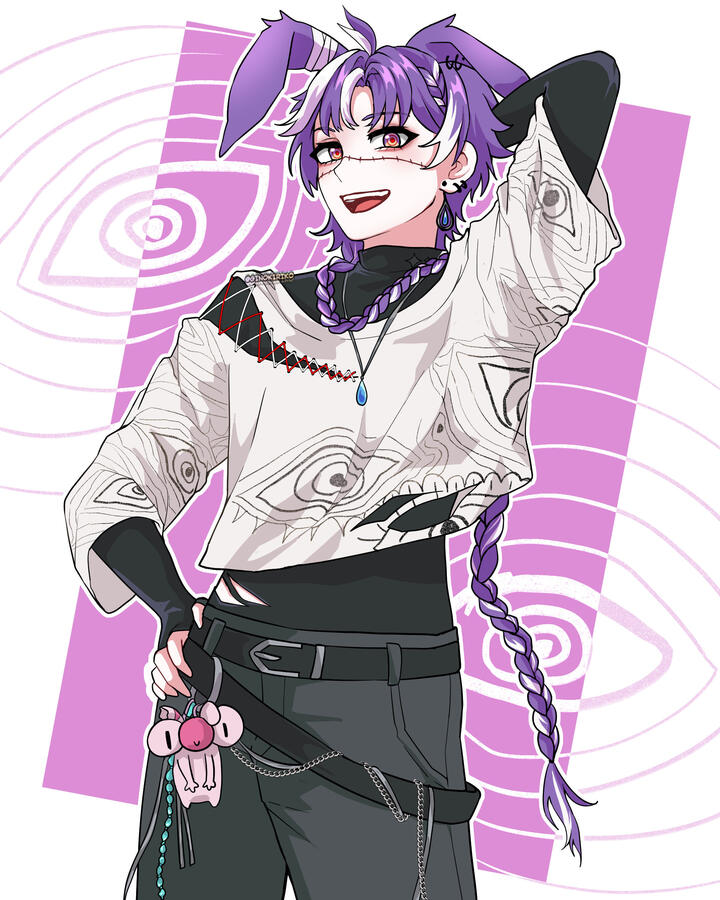 Fanart - Michi Mochievee, male ver