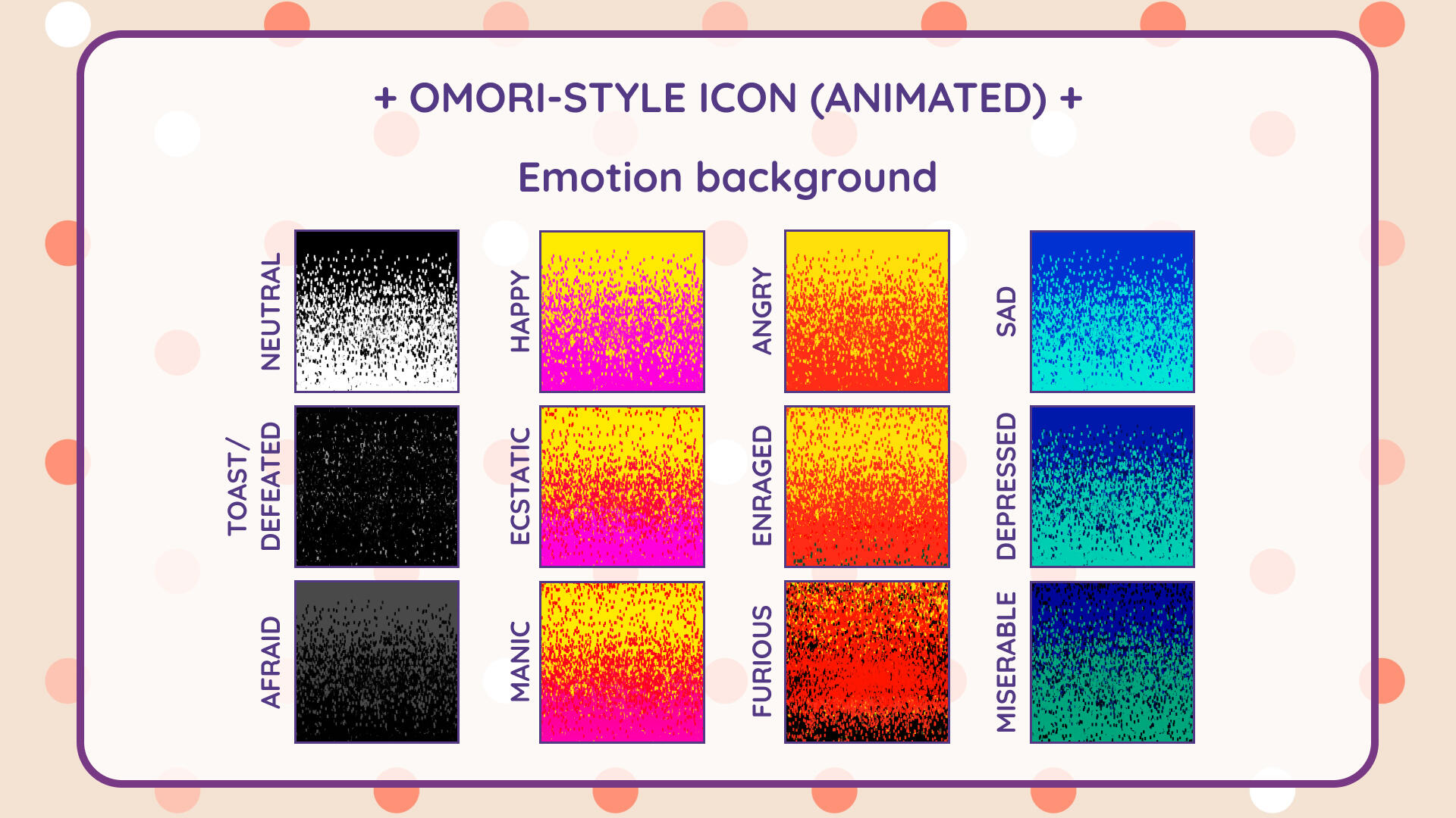 Omori-Style emotion background